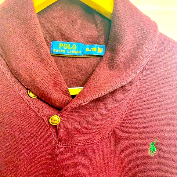 Polo by Ralph Lauren Men Shawl Sweater - Picture 8 of 8